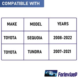 Forlevlaep 2Pcs Front Left or Right Wheel Hub & Bearing for Toyota Sequoia 2008-2021 for Toyota Tundra 2007-2021 4WD