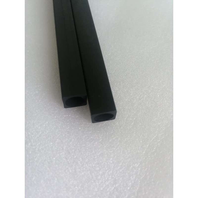 Square Carbon Fiber Tubes 10x10x8.5x330mm 5pcs Inner Round(Diameter 8.5mm),Pultruded Carbon