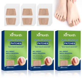Pack of 96 Nail Fungus Plasters Nail Plasters Plasters Toenail Nail Repair Plasters Toenail Plasters Nail Fungus Plasters for Repair Discoloured and Damaged Nails Strengthening Nails