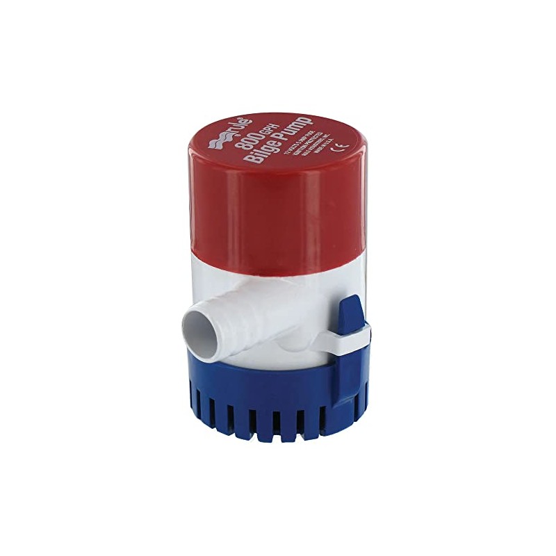 Rule 21R 800 GPH Submersible Bilge Pump, Round, 24 Volt