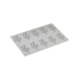 PAVONI ITALIA GG031 Grand Wood, Platinum Silicone Mold, Confectionery Supplies, Chocolate Mold, Candy Mold, Decorative, Oven, Microwave, Dishwasher Safe, Freezer Safe