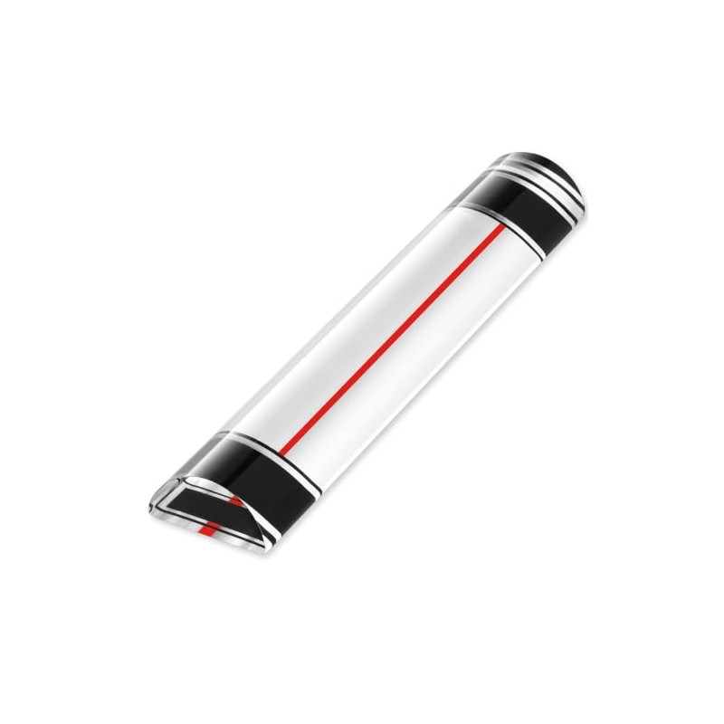 Chunful 1 Pcs Magnifying Ruler with Sliding Markers 6 Inch