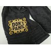 Don't Panic Black Bath Towel, Towel Day Towel, 25th May