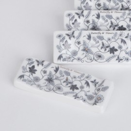 Golden Bell Butterfly Gray Cutlery Holder Set / 골든벨 버터플라이 그레이 수저받침함 세트