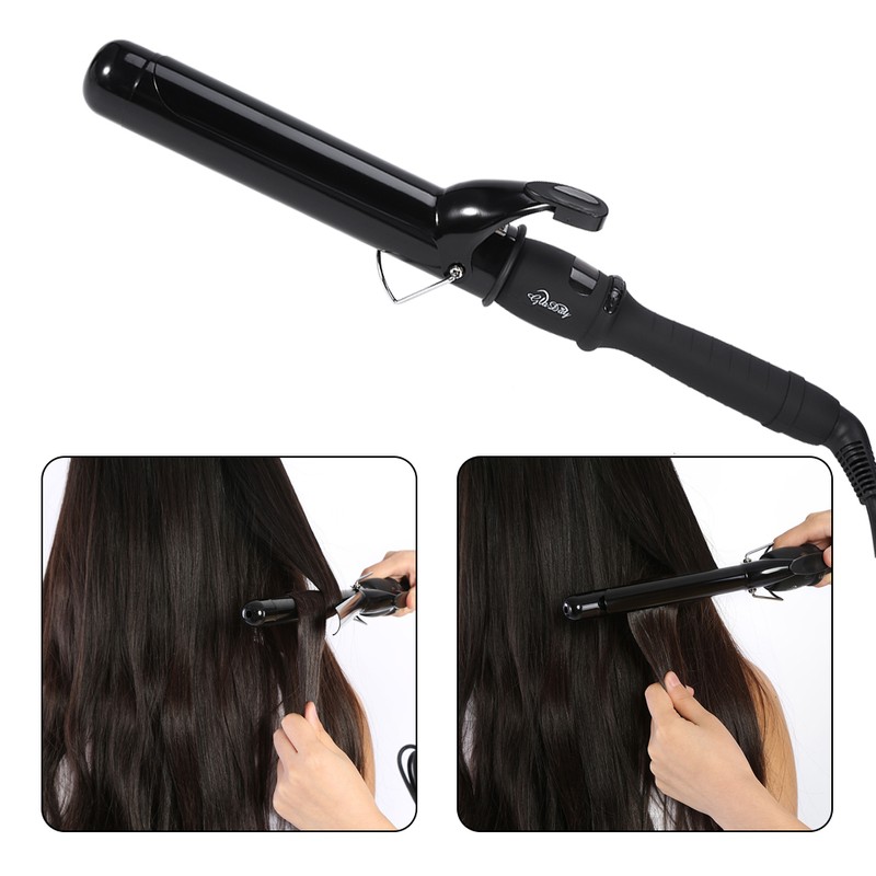 Tube Shape Big Deep Curly Ceramic Curling Iron Heating Hair