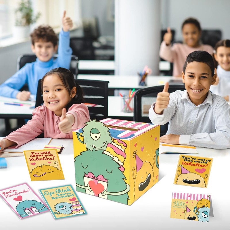 GoForward Valentine for Kids Mailbox Monster