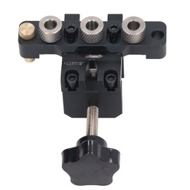 3 in 1 Pocket Hole Jig Kit, Great Durability, Firm Fixing, Precise Positioning, Adjustable Design, Multi Purpose with 10mm Drill Bushing, for Woodworking Drilling