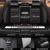 Soillar For 2007-2023 Jeep Wrangler Leather Car Seat Covers 5-Seats