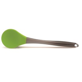BergHOFF Geminis Non-stick Silicone Salad Spoon 12" Green Hanging Ring Heat-resistant Stain Resistant Matte Finish Dishwasher safe