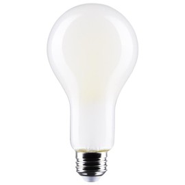 Satco S12451 LED High-Lumen A23 Filament Bulb, 200W Replacement, White, 21 Watts