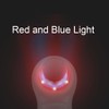 Ultrasonic Handheld Red Blue Light Vibration Anti Aging Facial Soothing
