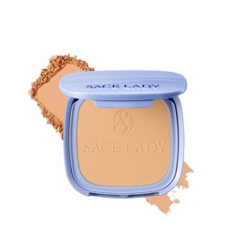 SACE LADY Flawless Master Polvo Compacto Waterproof，Maquillaje en Polvo Traslúcido，Control de Grasa y Brillo，Mate，SPF30 PA+++，C04 Beige Solar