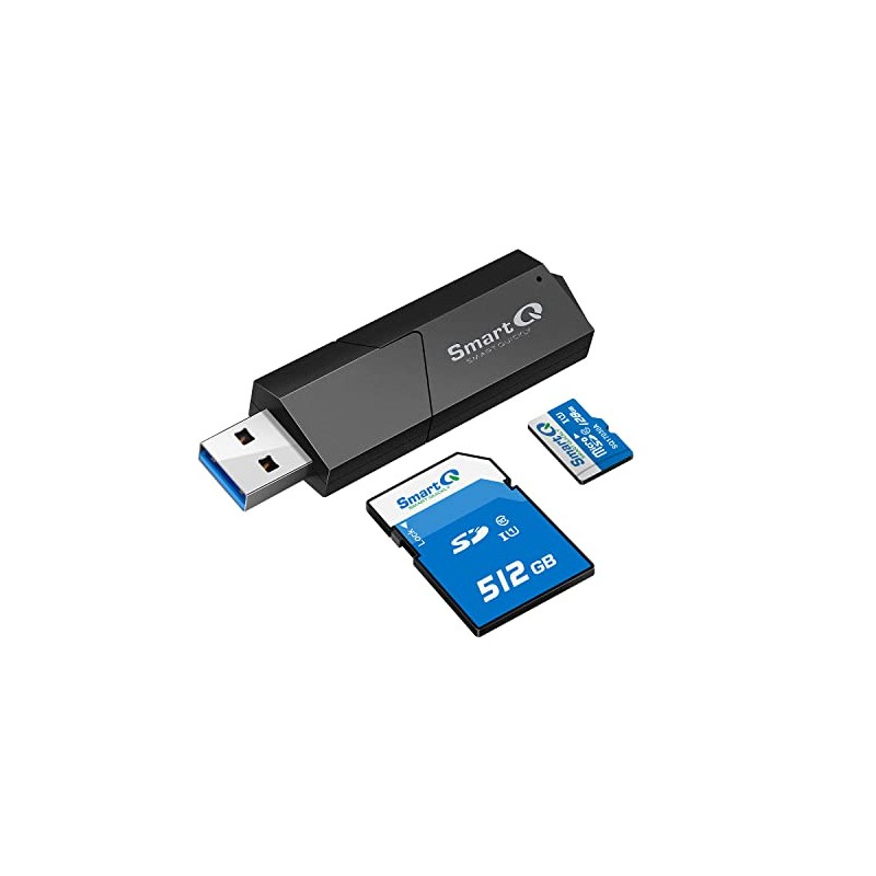 SmartQ C307 Lector de Tarjetas portátil USB 3.0 para SD,