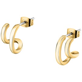 MORELLATO SAUP17 Women's Gold Steel Hoop Earrings Collection Gift Ideas, Steel