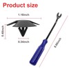 50pcs Hood Insulation Retainer Clips with 1pc Fastener Remover -