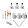 SENTO Bathtub and Shower 3 Handle Tub Trim Set For