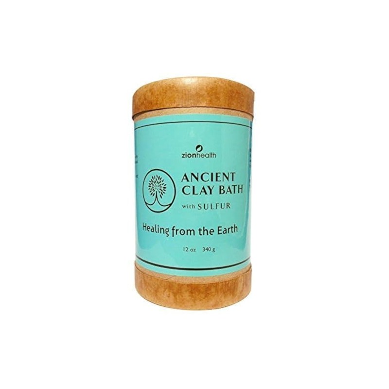 Clay Bath Sulfur Zion Health 12 oz Powder