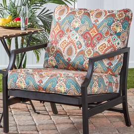 Greendale Home Fashions Painted Desert Outdoor 2-Piece Deep Seat Cushion Set
