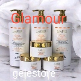 carrot magic 2pc. Carrot magic Exclusive face & body milk. Spf 60. Lotion & face cream combo