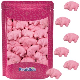 Fruidles Pink Gummy Piglets, Pig Gummies Candy, Great for Theme Parties, (1 Pound Total of 16 Oz)