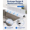 23'' Silicone Sink Splash Guard for Kitchen Sink Front Edge,