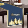 Ramadan Mubarak Table Runner Table Decorations - Ramadan Mosque Lantern