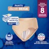 TENA Pants Discret BeigeTalla M, Ropa interior desechable, 13 piezas