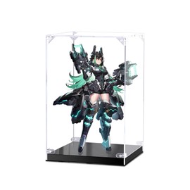 Acrylic Display Case for Action Figures,Clear Acrylic Display Box for Collectibles Home Storage & Organizing Figures Models Doll Toys 8" Lx8 Wx12 H