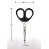 Cosmetic Scissors Round Tip Safety Eyebrow Eyelashes Nose Hair
