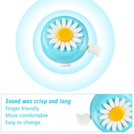 Acpetdr 1 Pack Kids Bike Bell and 2 Pack Kids Bike Streamers for Children's Bike Accessories