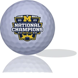 Michigan National Champions White Golf Balls 12 Pack - Great Gift Idea!