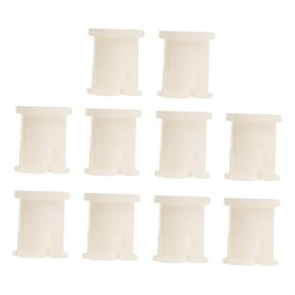 TEHAUX 10pcs Caster Socket Inserts for Chair Feet Wheel Sleeves for Stem Casters Replacement Socket for Furniture Small Caster Stem Sleeves Multi-Purpose Use
