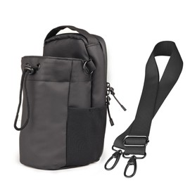 Koverflame Versatile Magnetic Sports Bag for Fitness - Waterproof Bottle Bag with Adjustable Shoulder Strap - Lightweight & Robust for Outdoor & Everyday Use, black, sportsmen