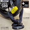 URBAN UR75 Motorcycle Disc Mini U Lock, The Toughest for