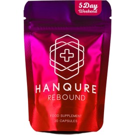 Hanqure Rebound, Includes Vitamin B1, B6, B12, & C, Magnesium + Rosemary Leaf Extract | Food Supplement, 20 Vegan Capsules, Made in The UK
