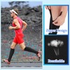 Tarpop 4 Pairs Men Zipper Compression Socks Colorful 20-30mmhg Compression
