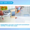 Uinkit 105Sheets Premium Clear Vinyl Sticker Paper for Inkjet Printer
