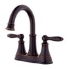 Pfister Courant Bathroom Sink Faucet, 4-Inch Centerset, 2-Handle, 3-Hole, Tuscan