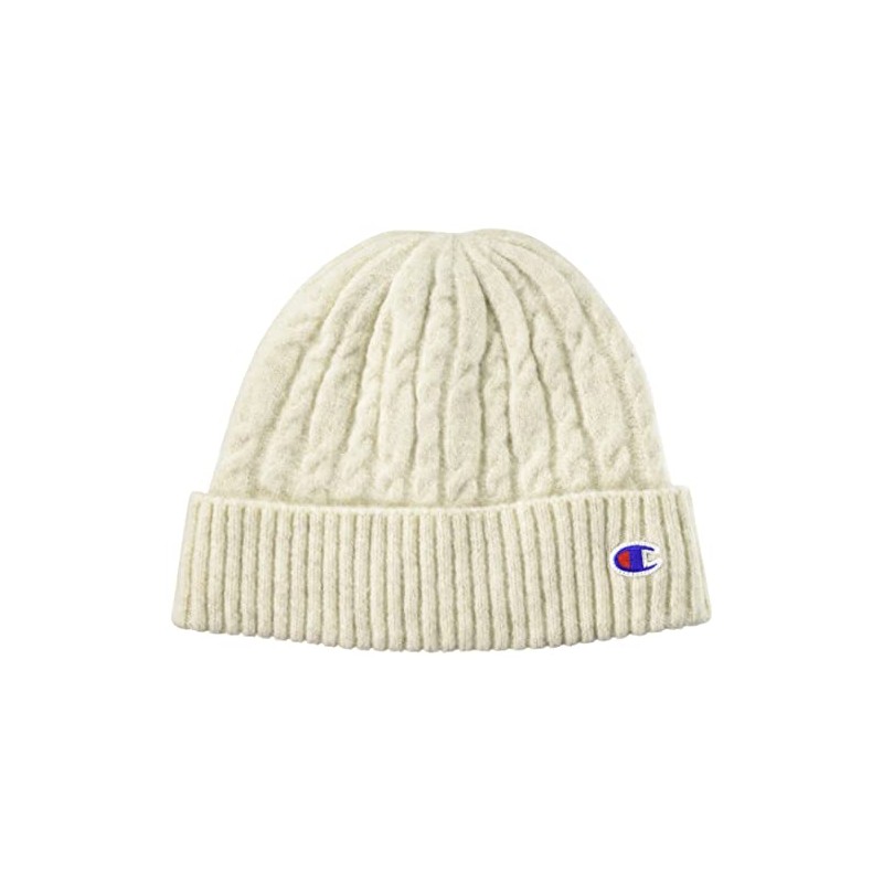 Champion 492-0142 Knit Cap, Boa Back, white