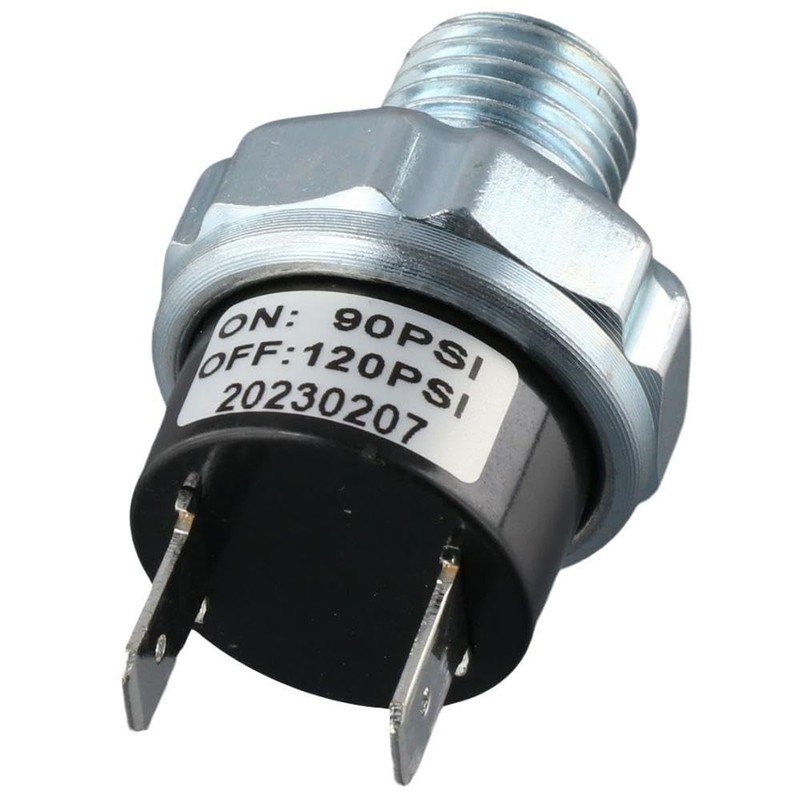 Air Pressure Switch 90-120 PSI Pressure Switch 1/4"-18 NPT DC