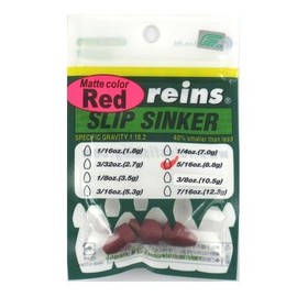 reins(レイン) カラーTGスリップシンカー 8.8g レッド