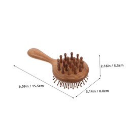 Gatuida Wooden Massage Comb for Women Versatile Dual Sided Scalp Massager Hair Care Tool Relaxing Meridian Massage Experience Durable for Daily Use