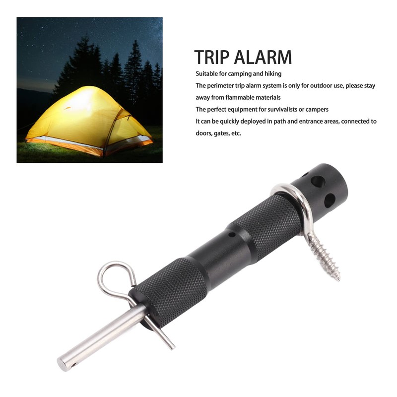 Perimeter Trip Alarm, Camping Trip Wire Alarm Device Early Warning