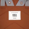 ROKA London Finchley A Small Sustainable Canvas Backpack Bran