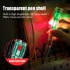 Kadimendium 5 Pcs Electrical Tester Pen Multifunctional Bright LED Light