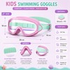 Kids Anti-Fog Swimming Goggles for Pool & Beach – Wide-View