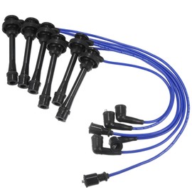 ACROPIX Car Spark Plug Coil Wires Ignition Coil Harness Cable 5mm Fit for Mitsubishi Montero Sport Montero 3.5L 3.0L 1997-2008 No.MD338249 - Pack of 6