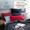 Komfortec 100% cotton cushion covers, set of 2, 40 x