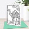 Art Eclect Coloring Nature Greeting and Thank You Note Cards,