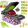 Vegetable Chopper with Container Cheese Grater Mandoline Slicer Cabbage Shredder